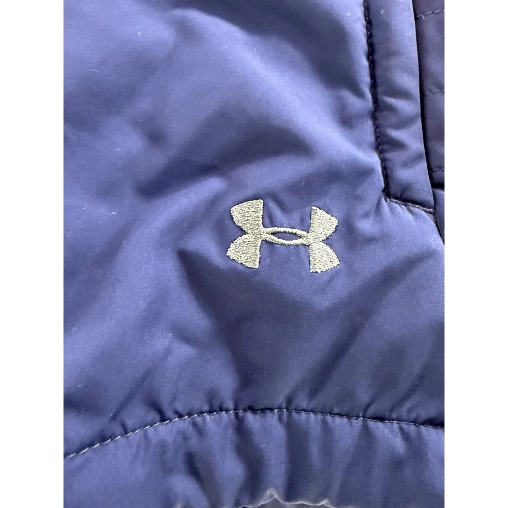 Under Armour Ole Miss Rebels ColdGear Jacket Navy Blue Womens NEW Small